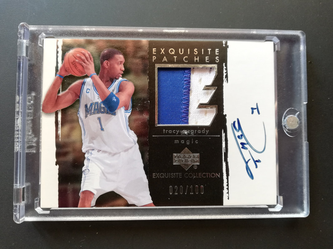 2023 Panini Player Of The day Tracy McGrady Blue /50